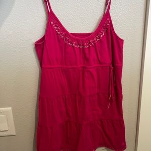 Pink tank top